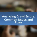 Analyzing Crawl Errors: Common Issues and Fixes