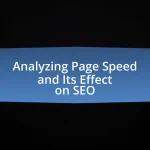 Analyzing Page Speed and Its Effect on SEO