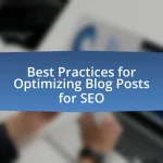 Best Practices for Optimizing Blog Posts for SEO