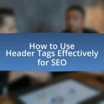 How to Use Header Tags Effectively for SEO