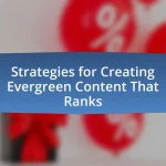 Strategies for Creating Evergreen Content That Ranks
