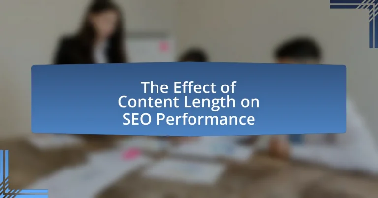 The Effect of Content Length on SEO Performance