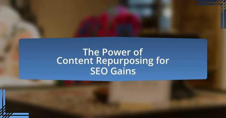 The Power of Content Repurposing for SEO Gains