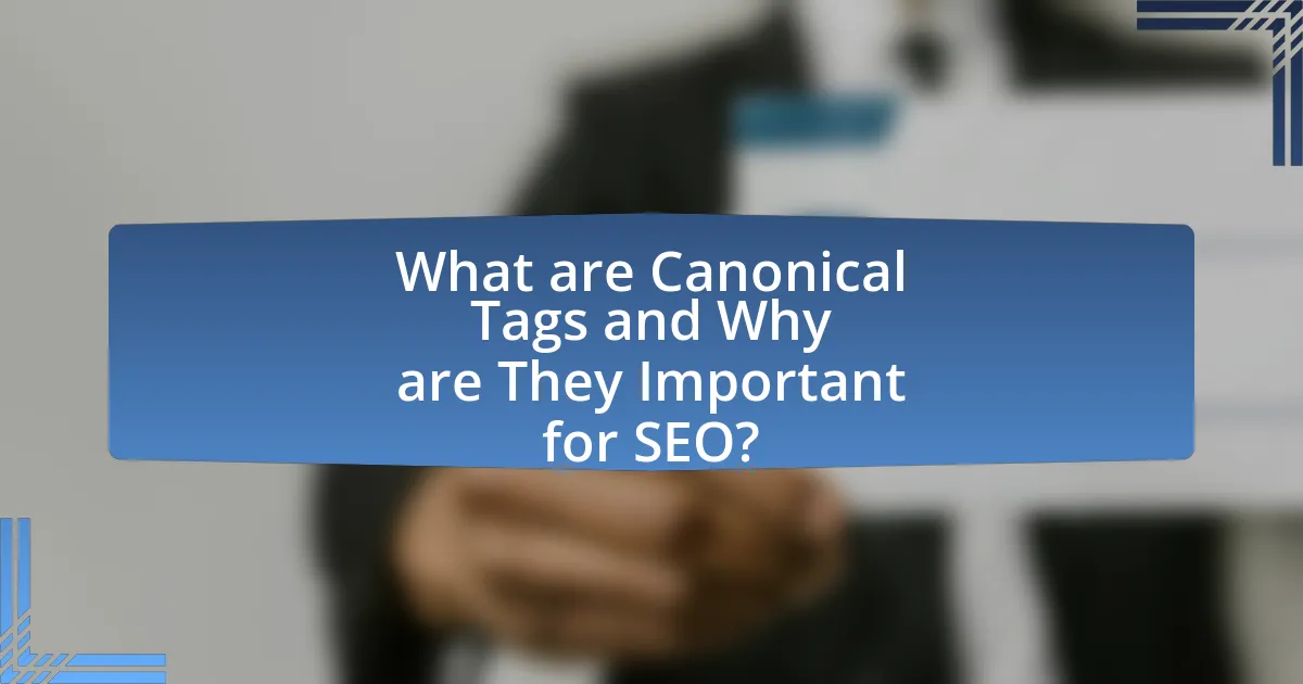 What are Canonical Tags and Why are They Important for SEO?